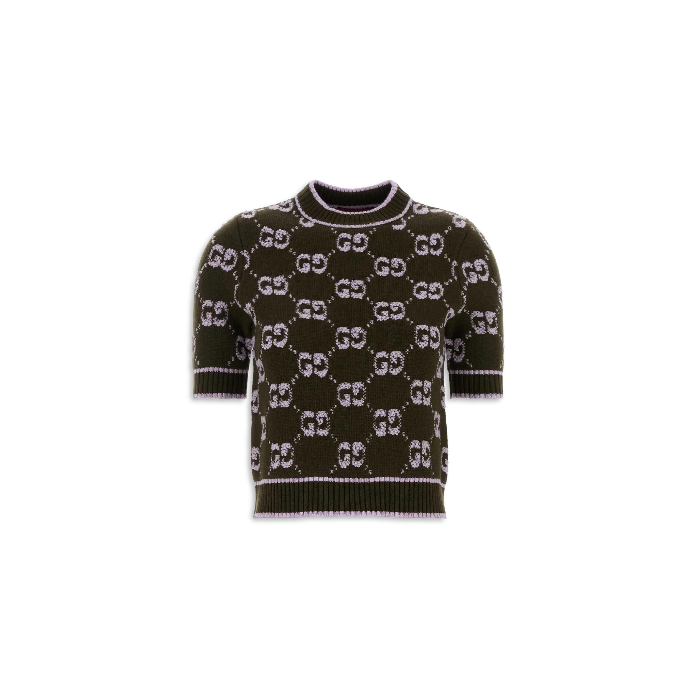GUCCI GG WOOL BOUCLÉ JACQUARD TOP 770059